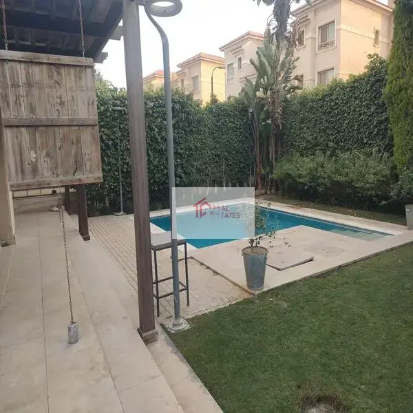 Luxury villa with pool for rent in Katameya Dunes