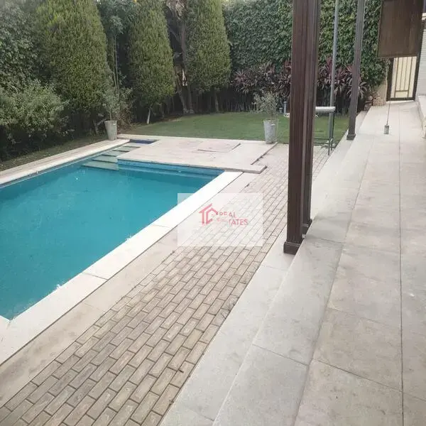 Luxury villa with pool for rent in Katameya Dunes