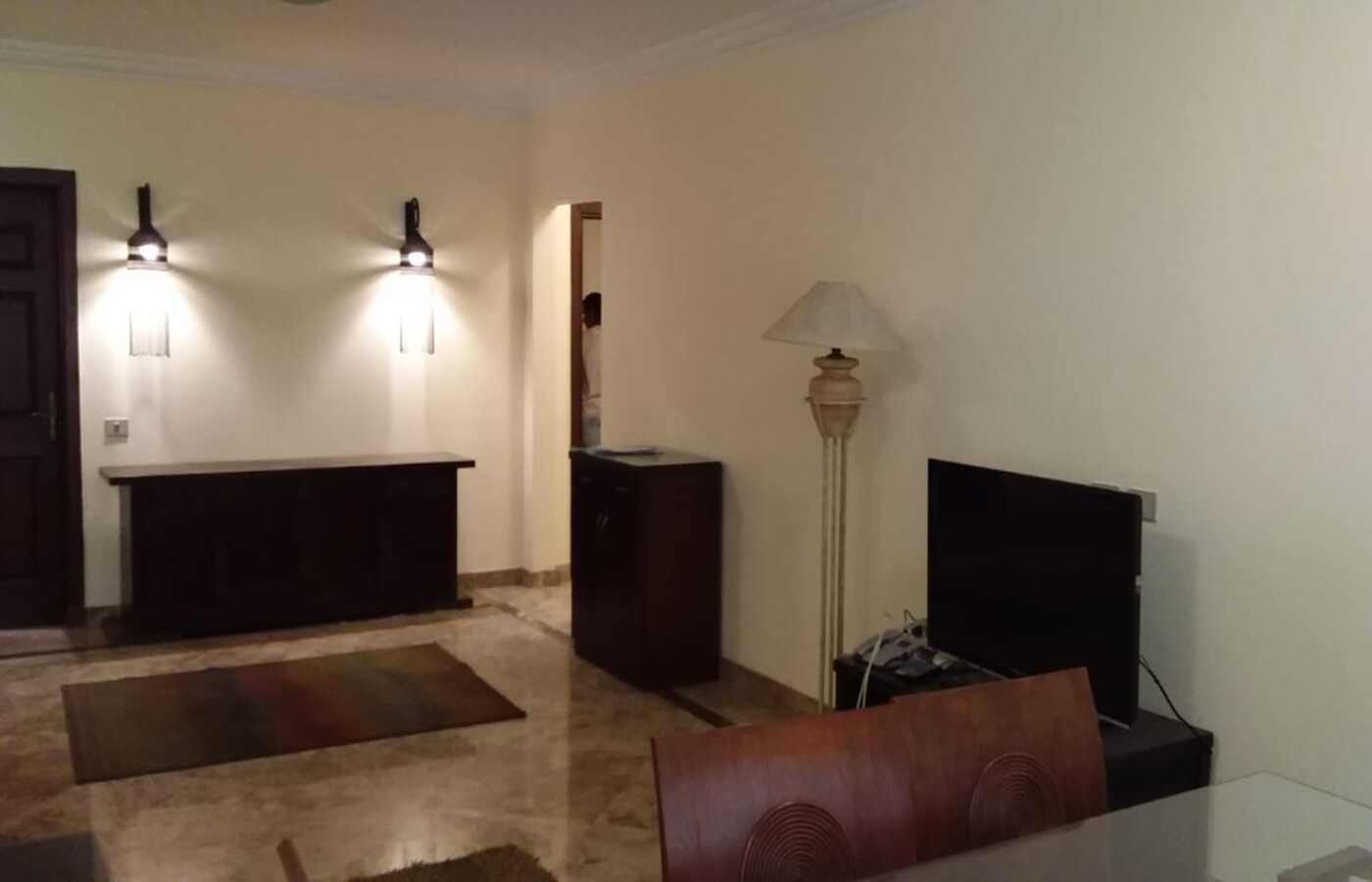 Luxurious apartment available for rent in Wadi Degla Compound, furnished