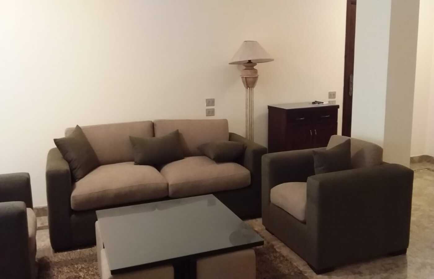 Luxurious apartment available for rent in Wadi Degla Compound, furnished