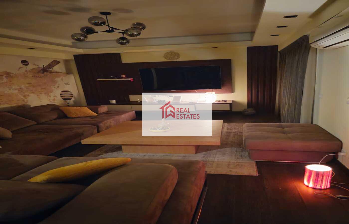 Villa for rent at mena Garden City Town house Fully furnished Giza Egypt