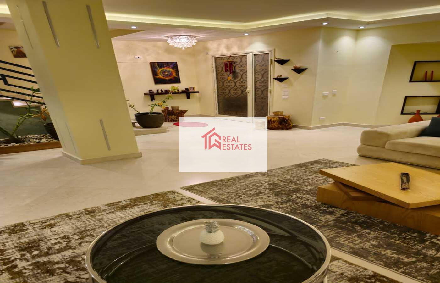 Villa for rent at mena Garden City Town house Fully furnished Giza Egypt