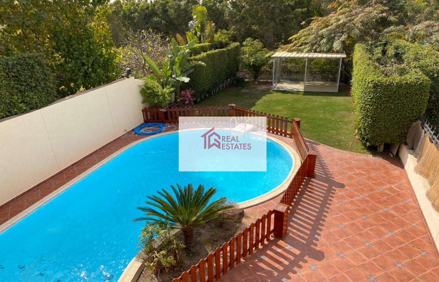 Villa twinhouse for rent private swimming Pool Arabella Compound New Cairo Egypt