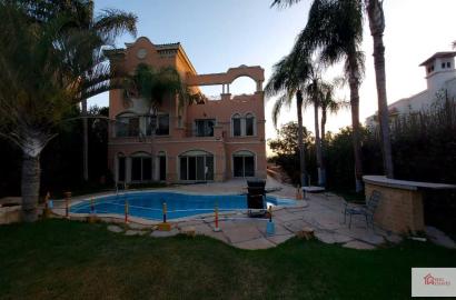 Villa indépendante à louer dans le complexe du country park club d'Arabella Nouveau Caire Egypte