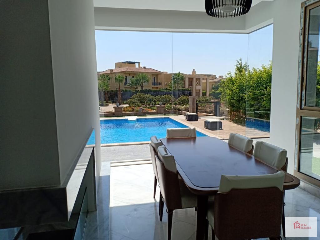 Standalone villa rent furnished Modern Algeria Golf Beverly hills Sodic El sheikh Zayed 6 October City