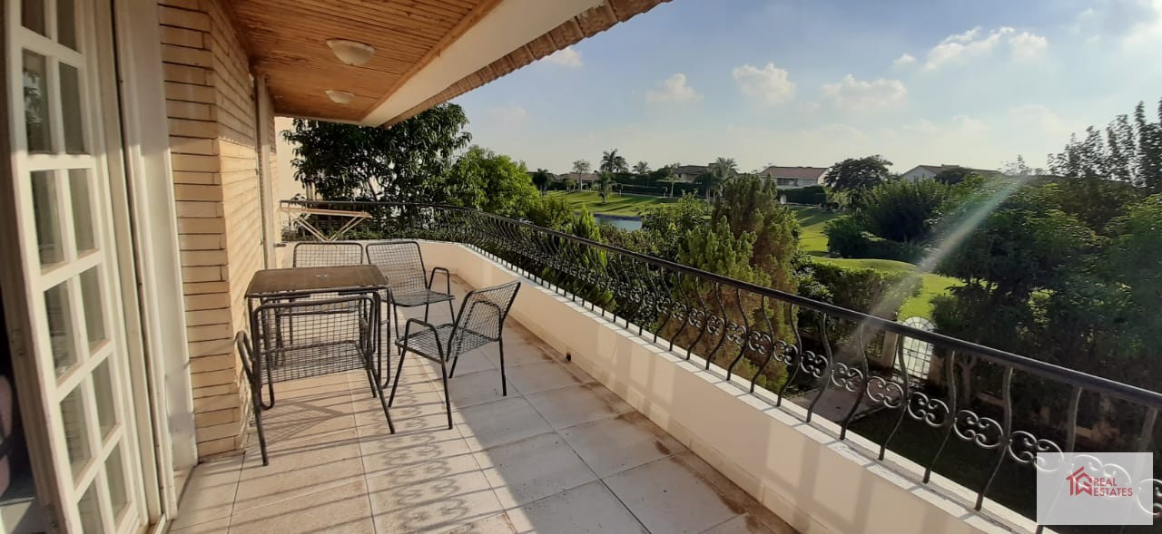 Villa El sheik Zayed City Al Rabwa compound Golf lake View prime location Giza Egypt rent fully furnished