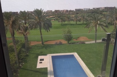 Appartement Golf katameya Dunes Louer Golf vue lac 3 chambres 3 salles de bains Nouveau Caire Egypte