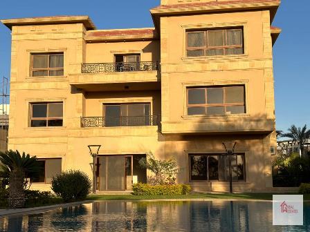 Stunning Villa rent katameya dunes golf course view lake view New Cairo Egypt 001000007460