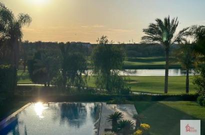 Stunning Villa rent katameya dunes golf course view lake view New Cairo Egypt 001000007460