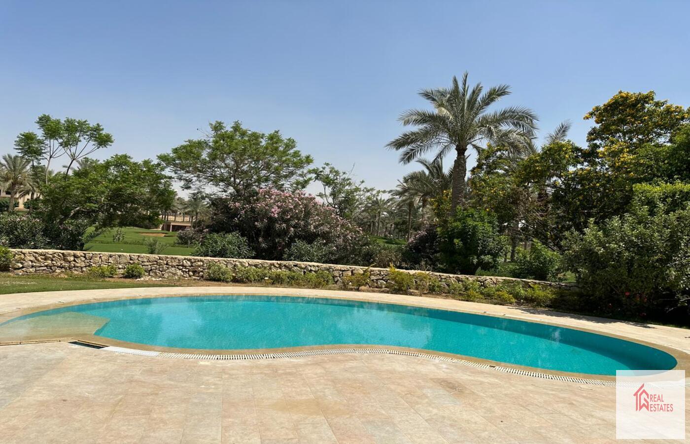 Excellence, beauty and elegance a unique villa for rent, fully furnished, in katameya Dunes Golf View Cairo egypt