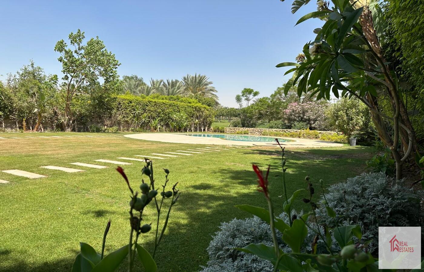 Excellence, beauty and elegance a unique villa for rent, fully furnished, in katameya Dunes Golf View Cairo egypt
