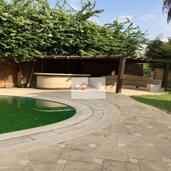 standalone villa rent katameya heights with swimming Pool nice outdoor patio