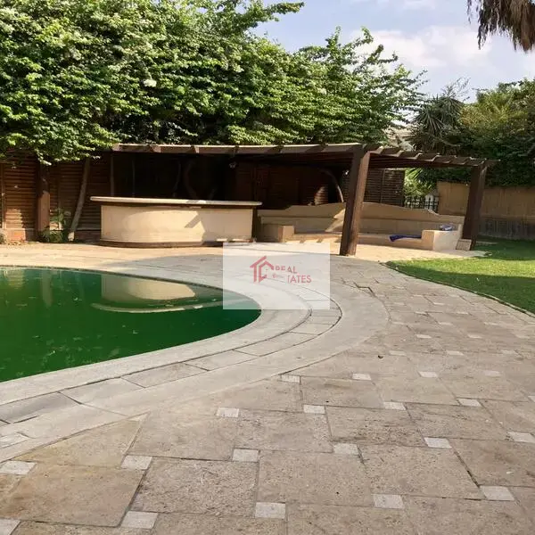 standalone villa rent katameya heights with swimming Pool nice outdoor patio