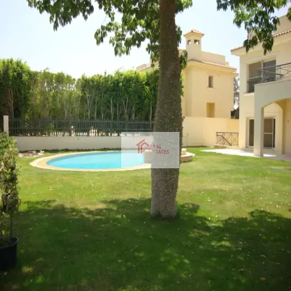 Katameya Heights Golf Course Resorte villa rent 6 bedrooms swimming Pool egypt