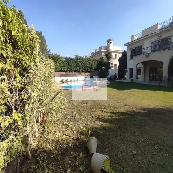 Katameya Heights Golf Course Resorte villa rent 6 bedrooms swimming Pool egypt