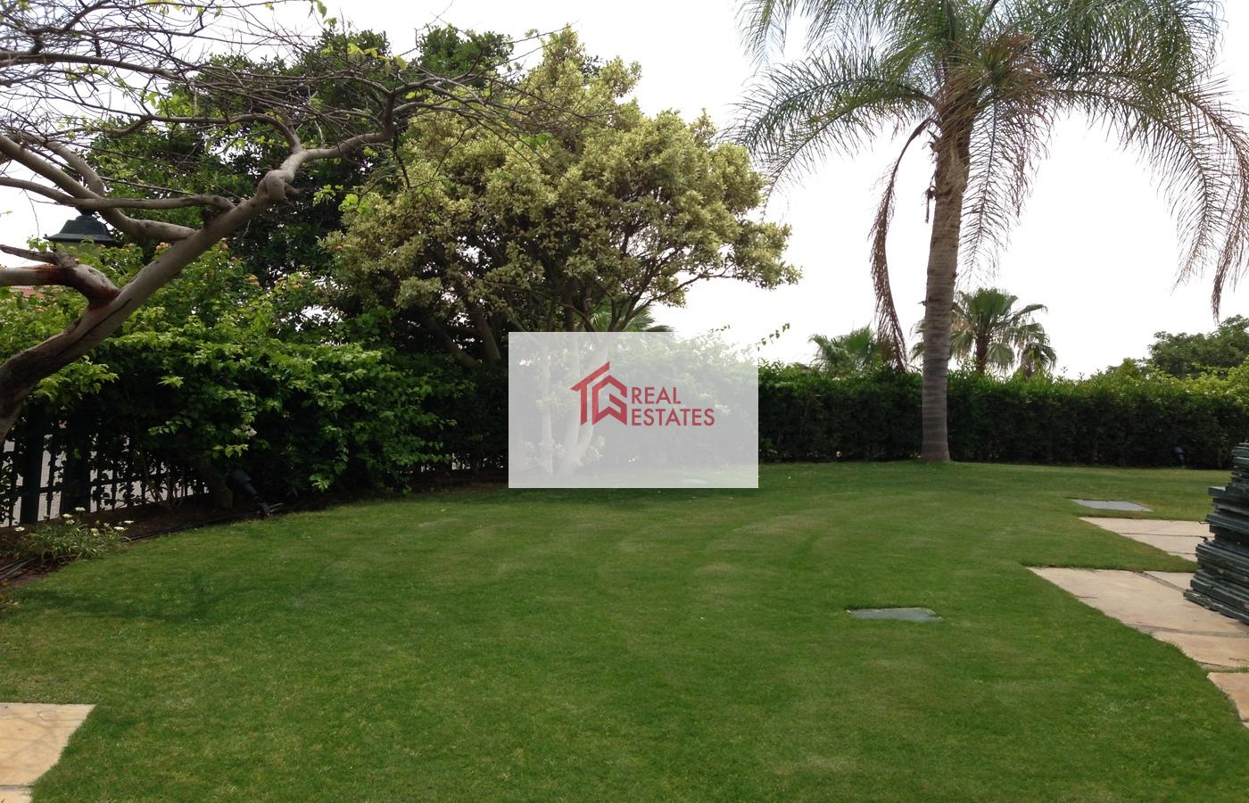 Standalone Villa katameya heights golf course view