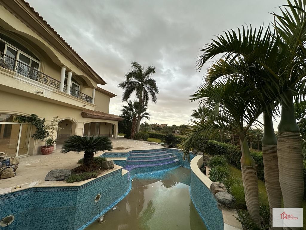 Freistehende Villa mit Blick auf den Golfplatz Katameya Heights, 5 Schlafzimmer, privater Pool
