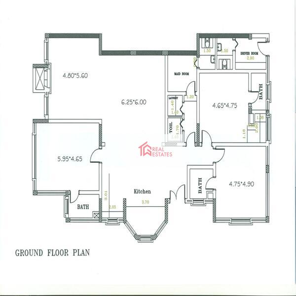 Ground floor in Katameya Heights Villa: