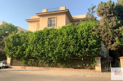 Morden villa with swimming pool for rent in Katameya Heights Villa rent in katameya Heights compound community Golf new cairo 5th settlements Egypt