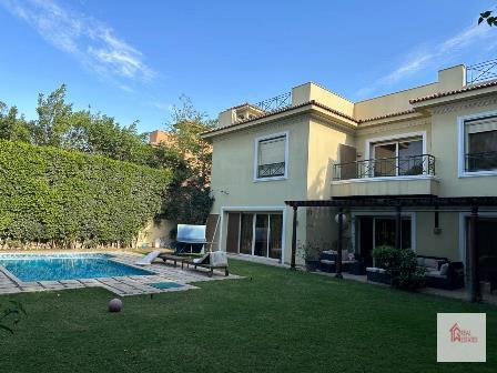 Villa Rent Katameya Heights Golf Resort 4 Bedrooms 5 Bathrooms tagoma new Cairo Egypt