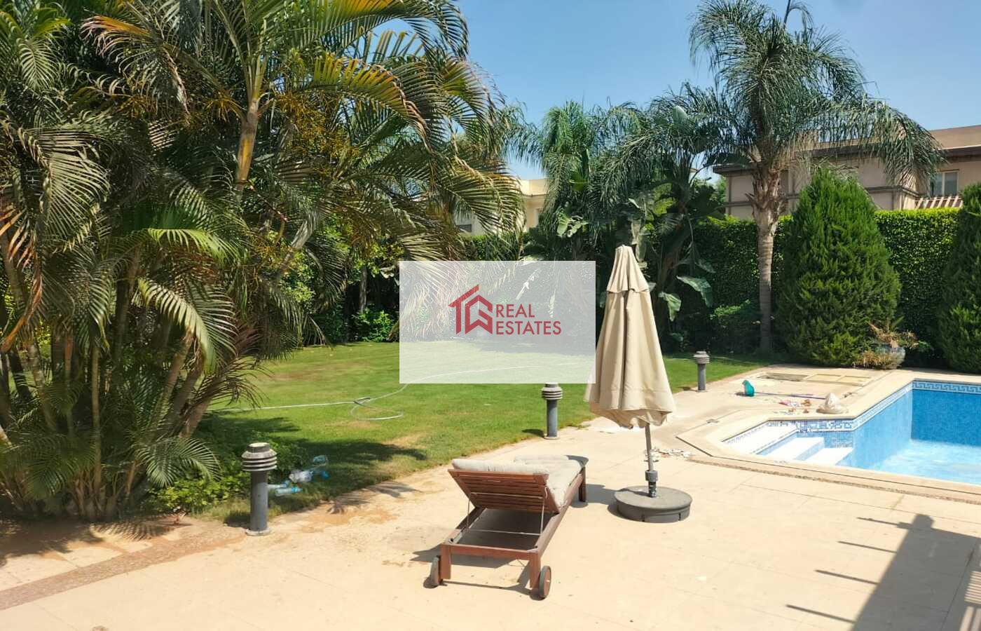 Villa duplex Ground first Floor furnished at Katameya Heights Golf tennise Resote For Rent New Cairo Egypt