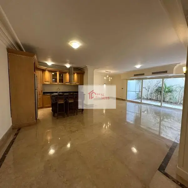 Ground floor Apartment furnished for rent Katameya heights new cairo egypt