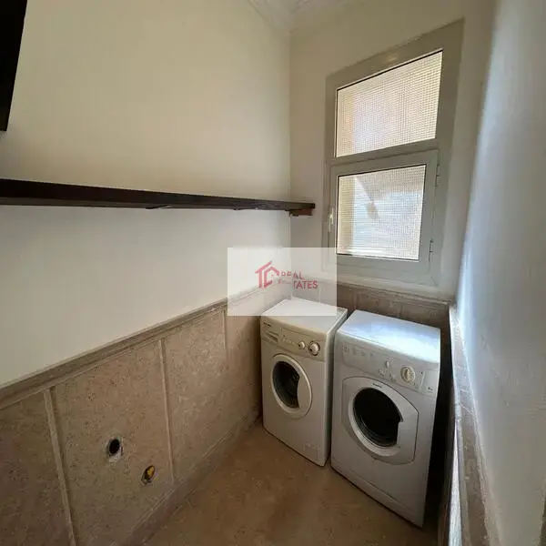 Ground floor Apartment furnished for rent Katameya heights new cairo egypt