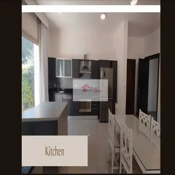 MODERN Furnished apartment for rent in Katameya Heights PRIVATE GARDEN AND SWIMMIING POOL