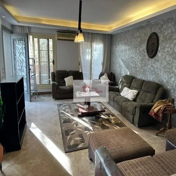 katameya Heights Apartment Ground floor furnished compound resort cairo egypt