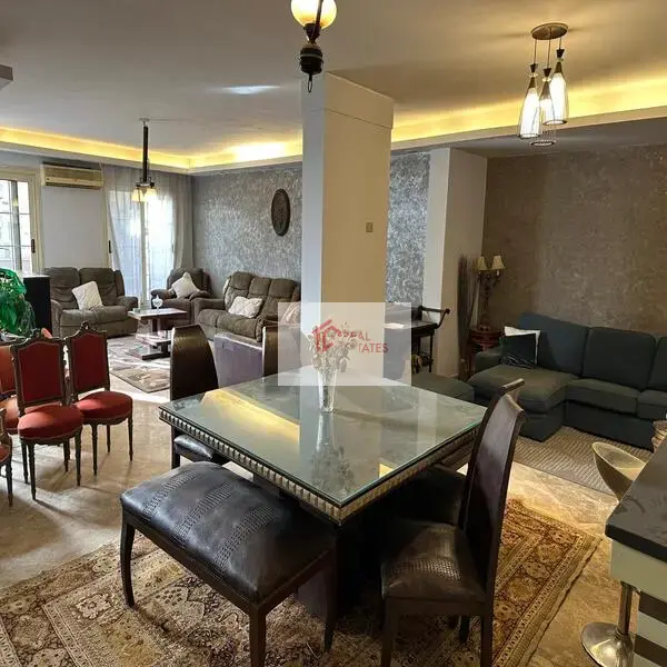 katameya Heights Apartment Ground floor furnished compound resort cairo egypt