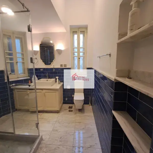 A stylish apartment for rent 3 bedrooms 3 bathrooms best location semi or furnished in Maadi, Cairo