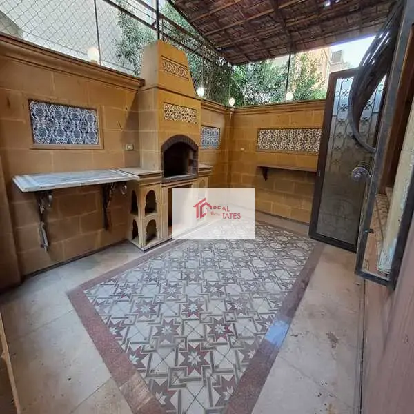 FOR RENT: Villa with private garden consisting of ground floor and first floor in a very lovely and quiet location in Maadi,