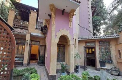 FOR RENT: Villa with private garden consisting of ground floor and first floor in a very lovely and quiet location in Maadi,