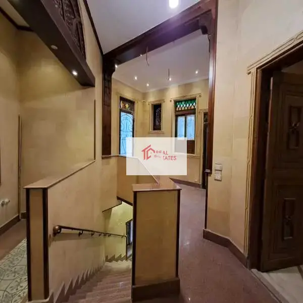 FOR RENT: Villa with private garden consisting of ground floor and first floor in a very lovely and quiet location in Maadi,