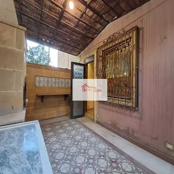 FOR RENT: Villa with private garden consisting of ground floor and first floor in a very lovely and quiet location in Maadi,