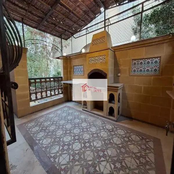 FOR RENT: Villa with private garden consisting of ground floor and first floor in a very lovely and quiet location in Maadi,