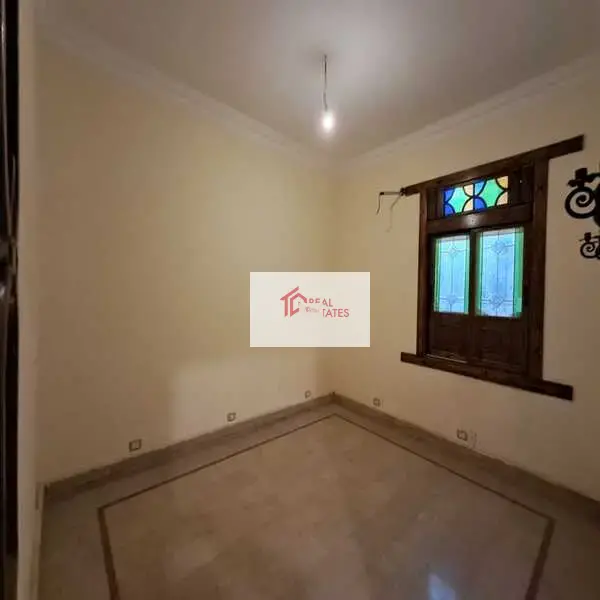 FOR RENT: Villa with private garden consisting of ground floor and first floor in a very lovely and quiet location in Maadi,