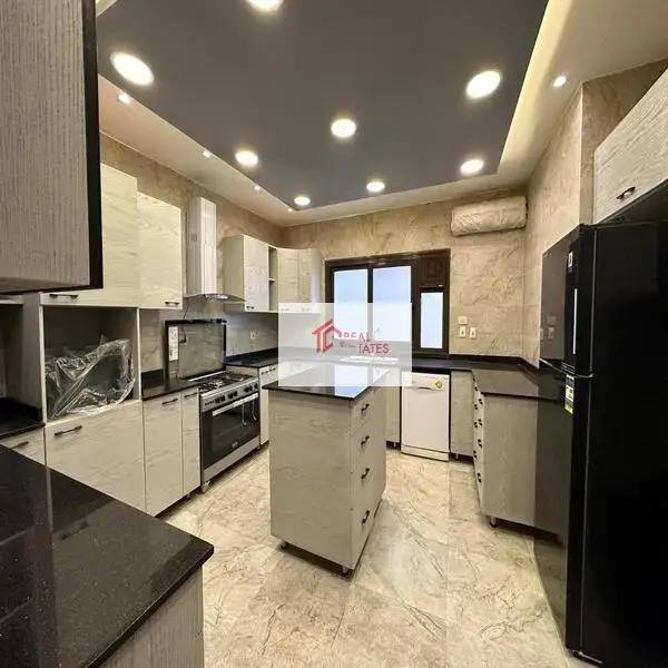 Brand New modern family apartment rent furnished 4 bedrooms 4 bathrooms Hay El maadi sarayat kitchen laundry room parking