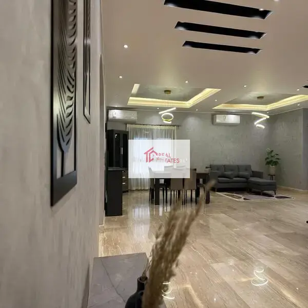 Brand New modern family apartment rent furnished 4 bedrooms 4 bathrooms Hay El maadi sarayat kitchen laundry room parking