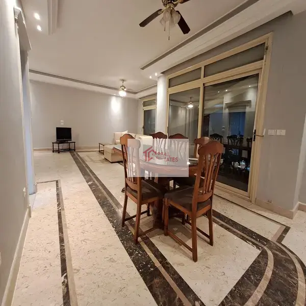 4 bedrooms 4 bathrooms semi or furnished laundry room kitchen balcony marble floor living room receiption second floor prime location strategic location to french and American school degla maadi Cairo Egypt