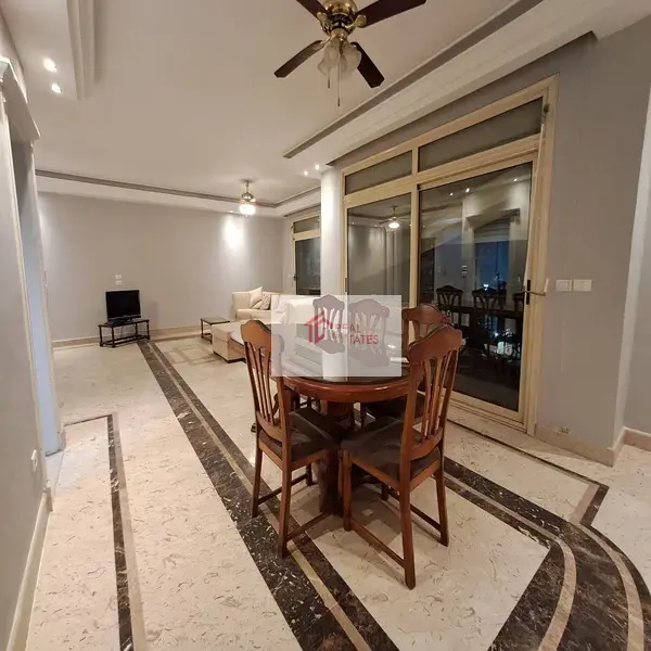 4 bedrooms 4 bathrooms semi or furnished laundry room kitchen balcony marble floor living room receiption second floor prime location strategic location to french and American school degla maadi Cairo Egypt