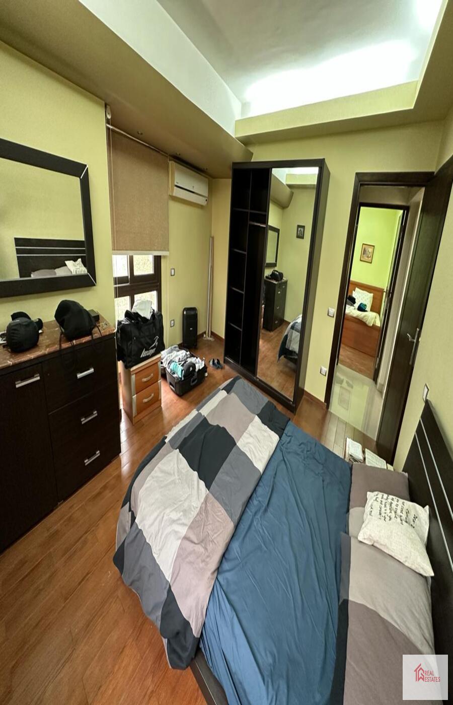 Modern furnished apartment rent 2 bedrooms 2 bathrooms maadi Sarayate suburban Cairo Egypt