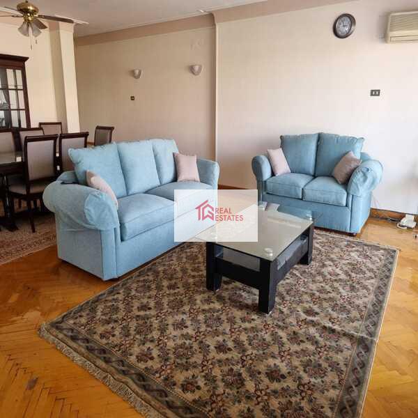 Furnished apartment rentals in maadi sarayat 3 bedrooms 2 bathrooms panoramic view 2 level