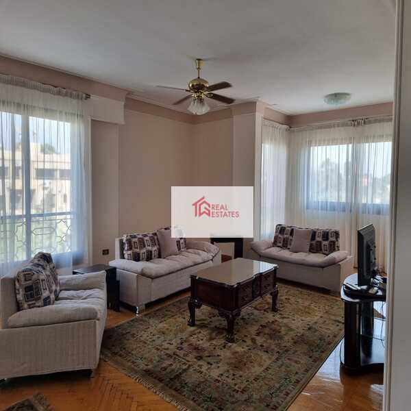 Furnished apartment rentals in maadi sarayat 3 bedrooms 2 bathrooms panoramic view 2 level