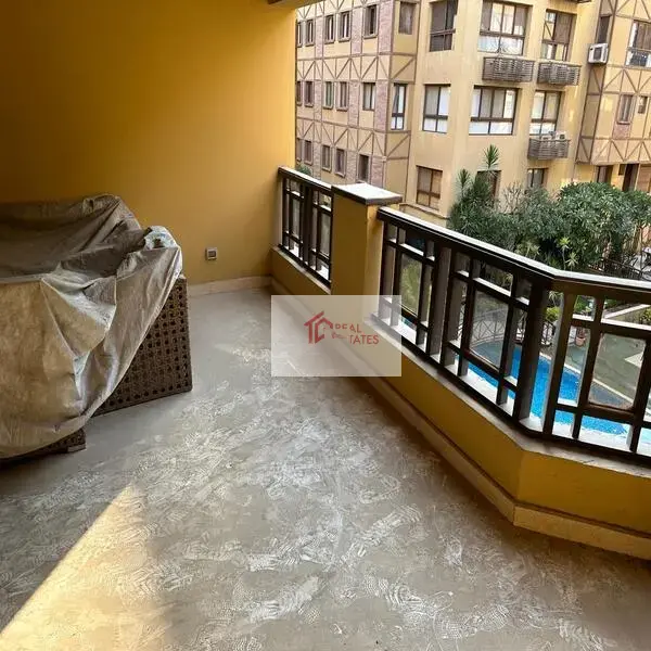 Apartment for rent in Maadi Sarayat, 3 bedrooms, 3 bathrooms, 1 master living room, maid's room, 2,000 DOLLERS
