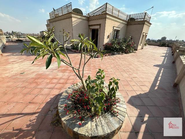Лучший пентхаус с садом на крыше Маади Сараят 2 спальни 3 ванные комнаты Каир Египет