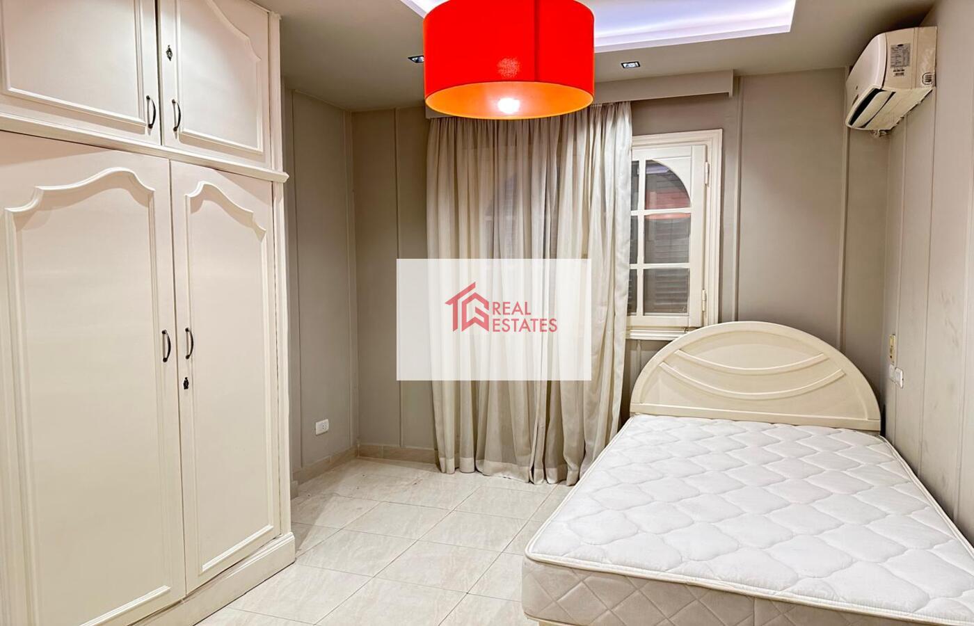 Modern Apartment For Rent in Maadi Degla - Cairo Prime location Consisting of : 2 bedrooms - 2 bathrooms - open kitchen- reception