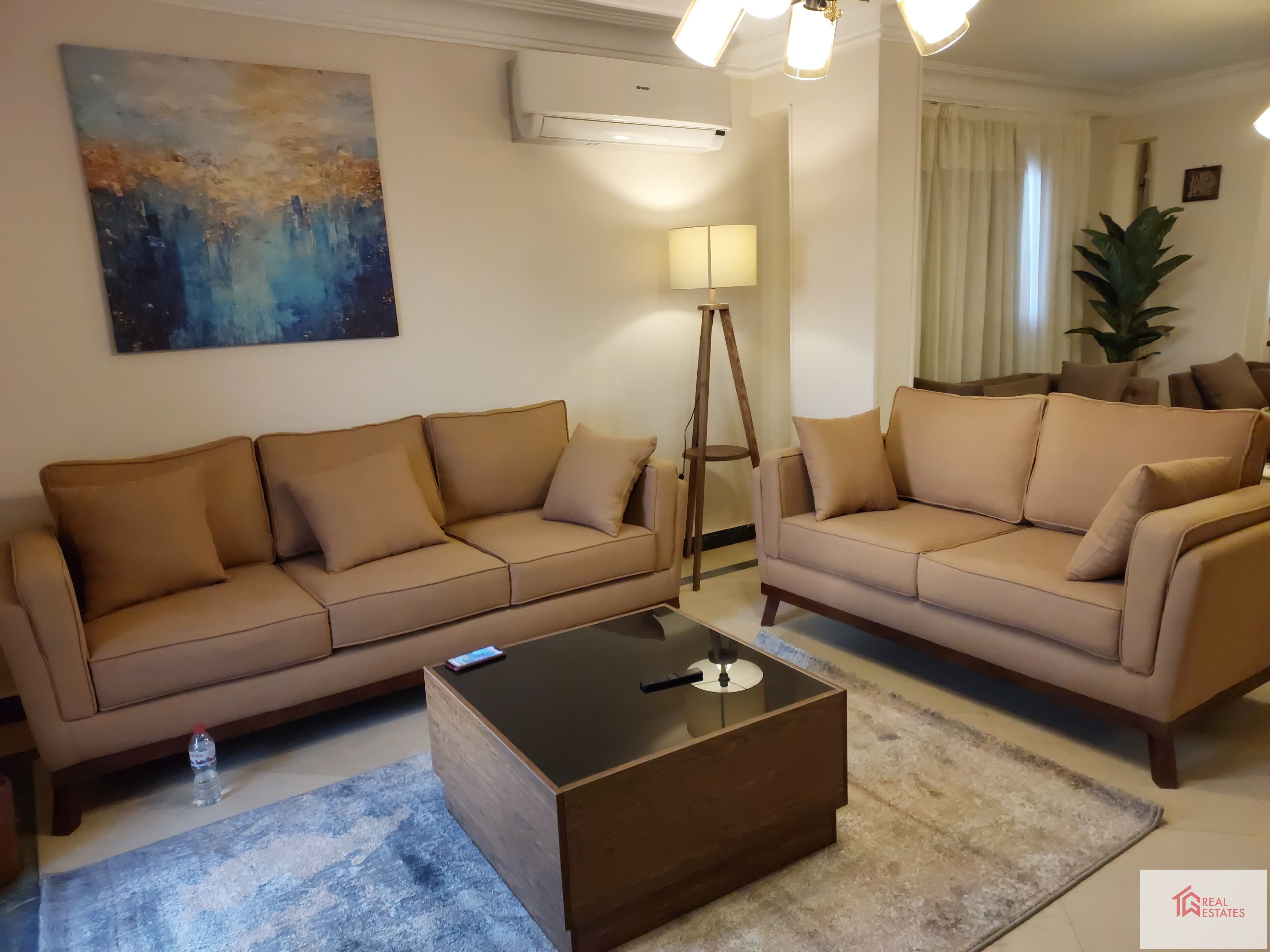 Меблированная квартира в 200 м, расположенная в отличном месте в Нью-Маади