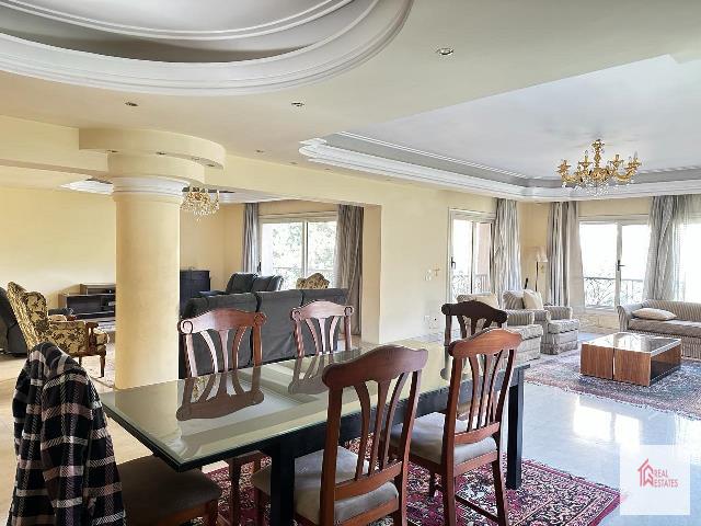 埃及开罗maadi Sarayat 家具齐全的公寓出租现代4卧室