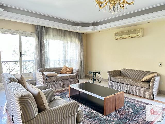 Komplett möblierte Wohnung zur Miete Maadi Sarayat Kairo Ägypten modern 4 Schlafzimmer